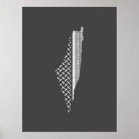 Palestine Map Keffiyeh filistin