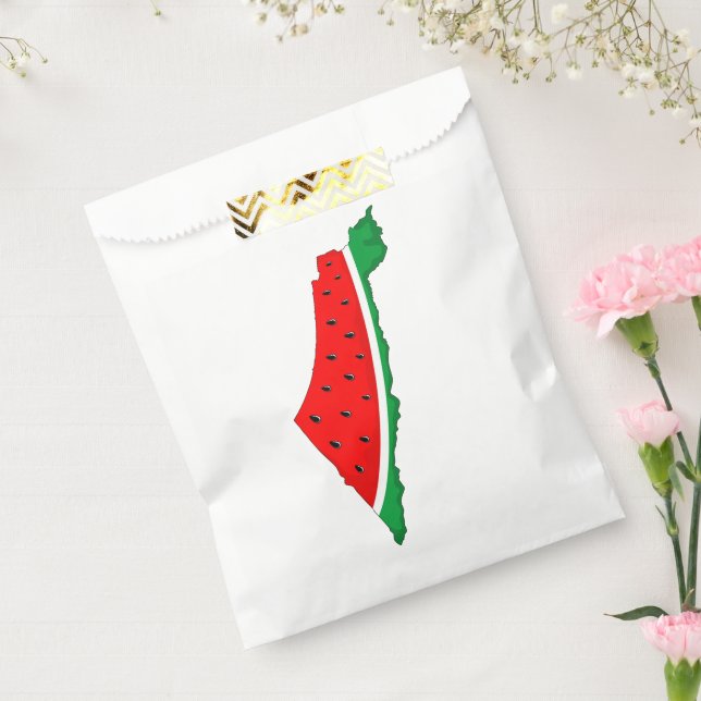 Palestine Map Watermelon Symbol of freedom Favour Bags (Sealed)