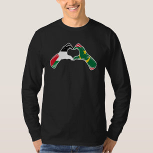 Palestine Mauritania Flag Palestinian Mauritania T-Shirt