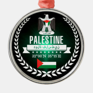 Palestine Metal Tree Decoration