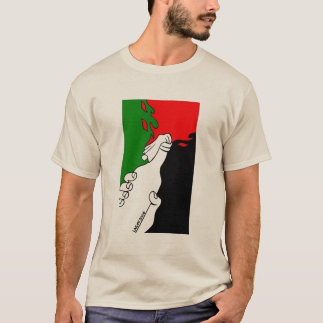 palestine molotov T-Shirt (Front)