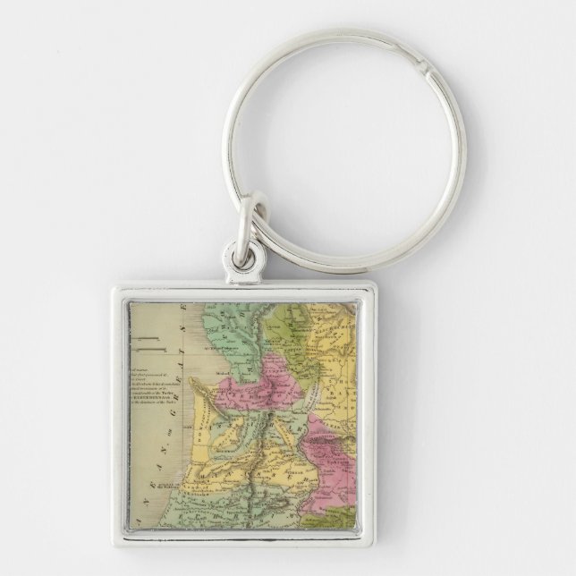 Palestine, or the Holy Land Key Ring (Front)