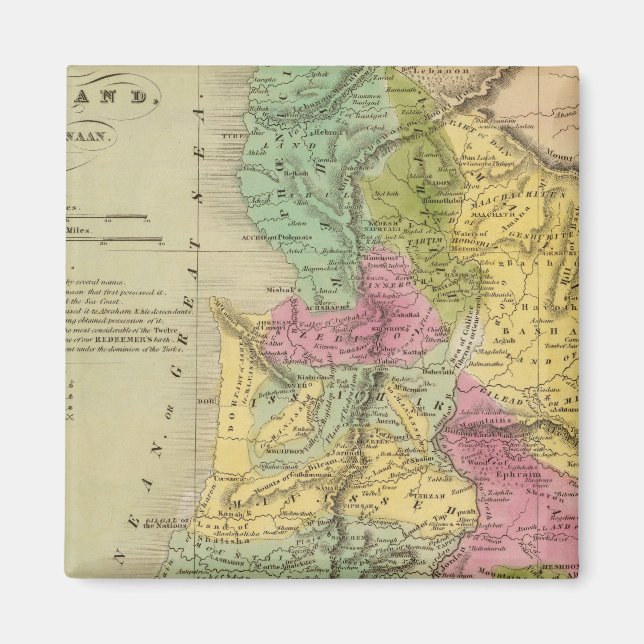 Palestine, or the Holy Land Magnet (Front)