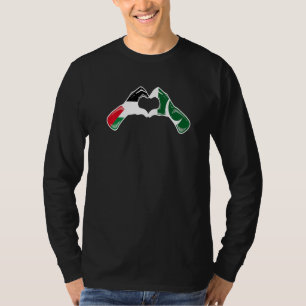 Palestine Pakistan Flag  Palestinian Pakistanian H T-Shirt