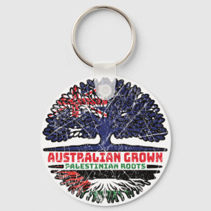 Palestine Palestinian Australian Australia Tree Key Ring