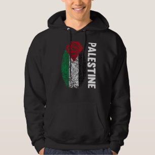 Palestine Palestinian Fingerprint Dna Flag Palesti Hoodie
