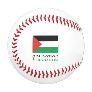 Palestine Palestinian Flag Black Personalisation Baseball