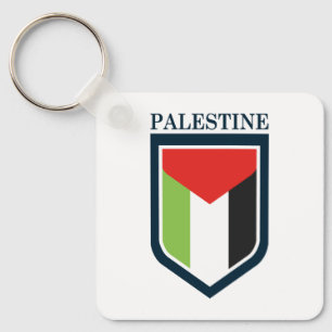 Palestine & Palestinian flag Key Ring