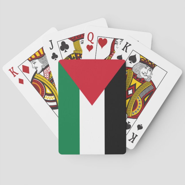 Palestine (Palestinian) Flag Playing Cards (Back)