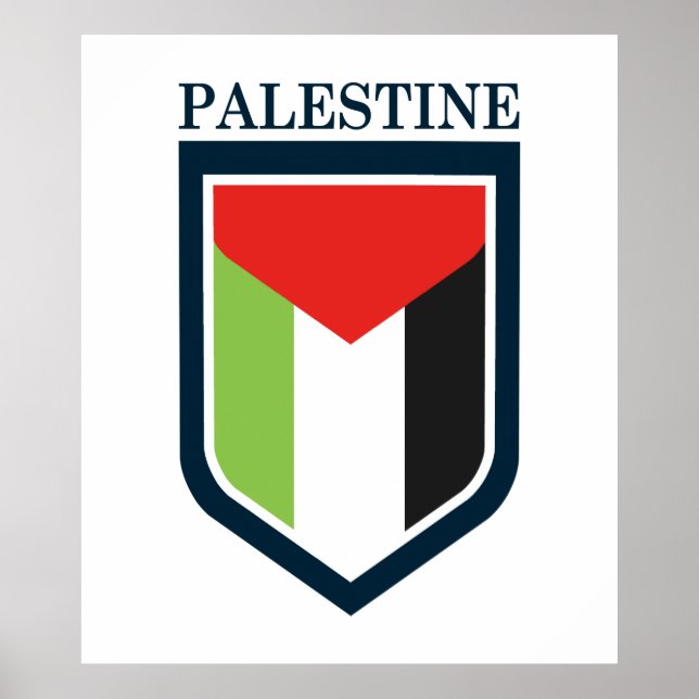 Palestine & Palestinian flag Poster (Front)