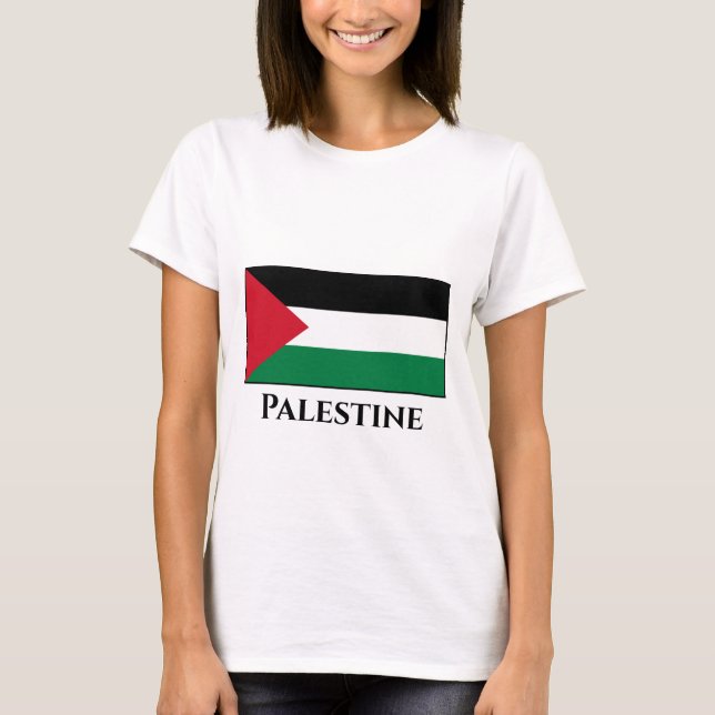 Palestine (Palestinian) Flag T-Shirt (Front)