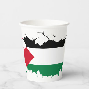 Palestine paper cups