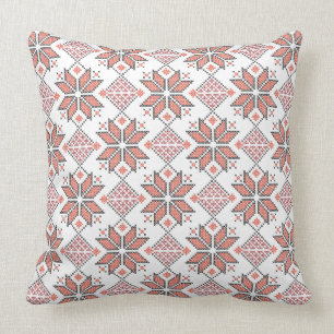 Palestine Realistic Tatreez Embroidery Pattern #4 Cushion