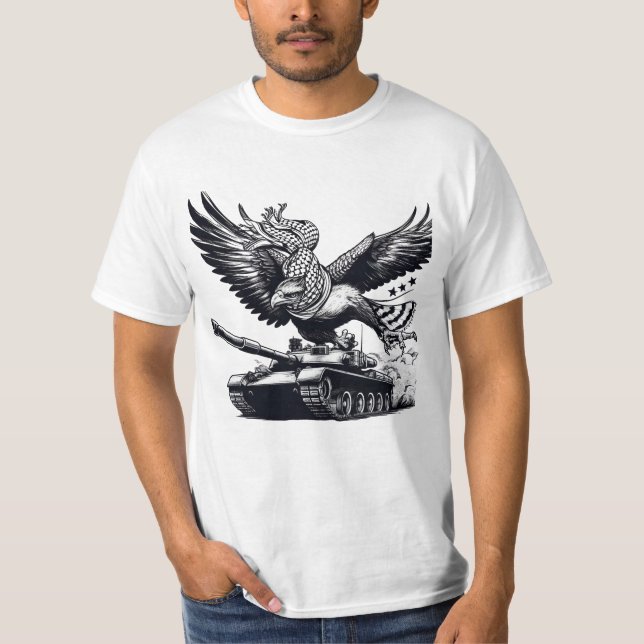 PALESTINE RESILIENCE EAGLE T-Shirt (Front)