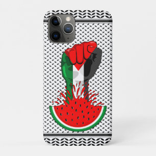 Palestine resistance fist on Watermelon Case-Mate iPhone Case