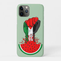 Palestine resistance fist on Watermelon