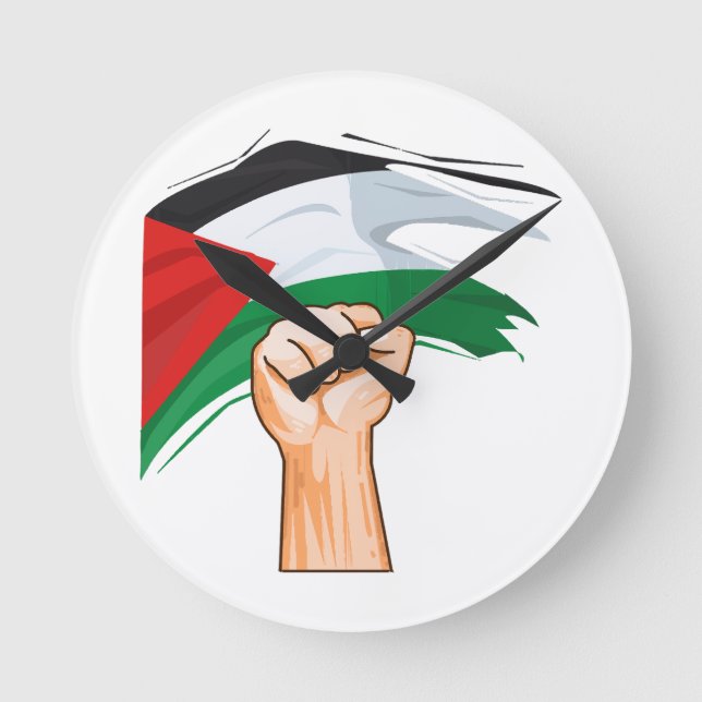 Palestine Round Clock (Front)