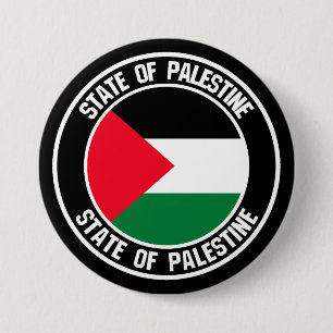 Palestine Round Emblem 7.5 Cm Round Badge