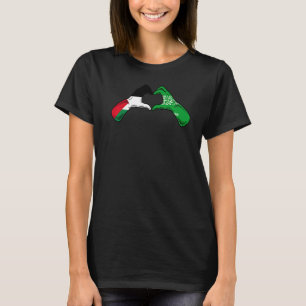 Palestine Saudi Arabia Flag Palestinian Saudi Arab T-Shirt