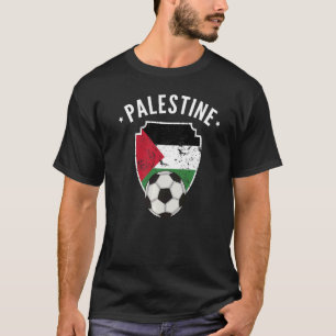 Palestine Soccer Flag Football Palestinian Pride R T-Shirt