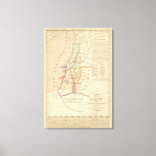 Palestine sous Constantin le Grand, 330 apres JC Canvas Print