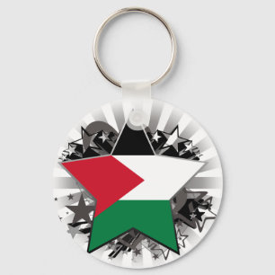 Palestine Star Key Ring