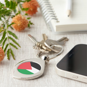Palestine state flag key ring