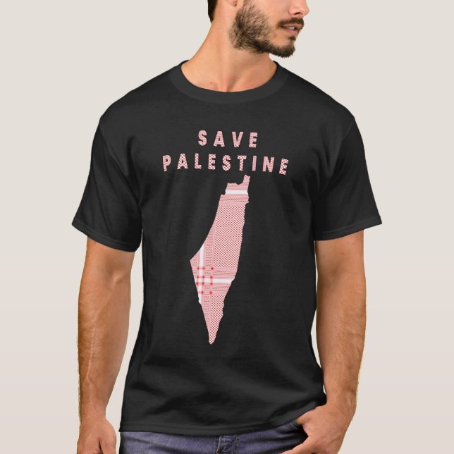 Palestine T-shirt - Palestinian Scarf T-shirt (Front)