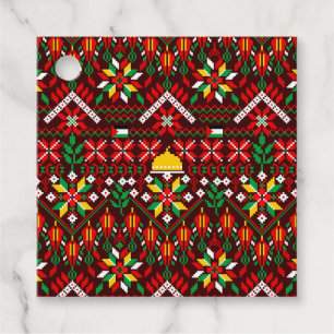 Palestine Tatreez Traditional Embrodery Favour Tags