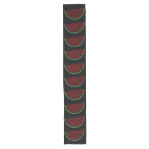 Palestine watermelon Embroidery red tatreez  Long Table Runner