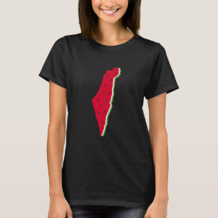 Palestine Watermelon Freedom Design T-Shirt