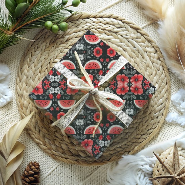 Palestine Watermelon  Wrapping Paper (Free Palestine Watermelon Wrapping Paper )