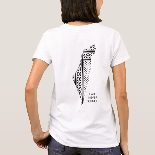 Palestine: We are Human, We are Equal T-Shirt (Back)