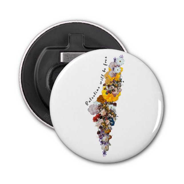 Palestine will be free  bottle opener (Front)