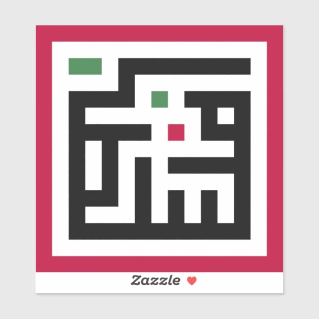 Palestine word in arbic Wordart- square word flag  (Sheet)