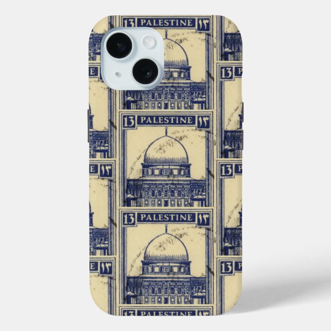 palestinian ancient stamp 1920_  palestine folklor Case-Mate iPhone case (Back)