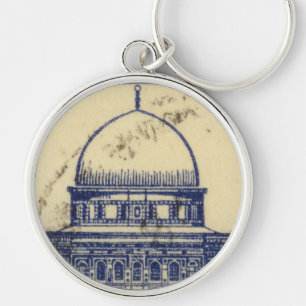 palestinian ancient stamp 1920_ palestine folklor key ring