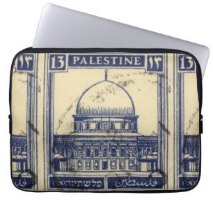 palestinian ancient stamp 1920_ palestine folklor laptop sleeve