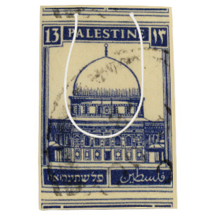 palestinian ancient stamp 1920_ palestine folklor medium gift bag