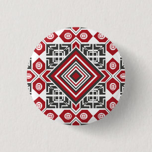 Palestinian Embroidery pattern 2 3 Cm Round Badge