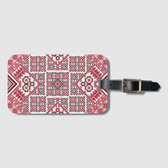 Palestinian Embroidery pattern 2  Luggage Tag (Front Horizontal)