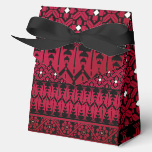 Palestinian Embroidery Tatreez printed design  Favour Box
