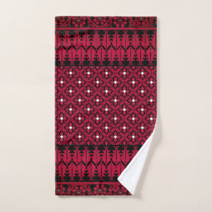 Palestinian Embroidery Tatreez printed design Hand Towel