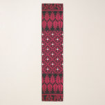 Palestinian Embroidery Tatreez printed design Scarf<br><div class="desc">Palestinian Embroidery Tatreez Cross Stitch Art Design modern printed design</div>