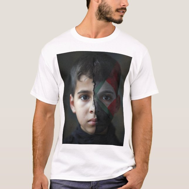 Palestinian Face  T-Shirt (Front)