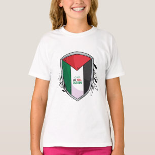 Palestinian Flag and Olive Branches T-Shirt