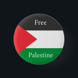 Palestinian flag Free Palestine customised 3 Cm Round Badge<br><div class="desc">Palestinian flag Free Palestine customised</div>