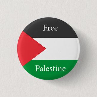Palestinian flag Free Palestine customised 3 Cm Round Badge
