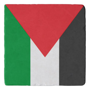 Palestinian flag Free Palestine customised Trivet