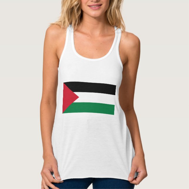 Palestinian Flag (Palestine) Singlet (Front)